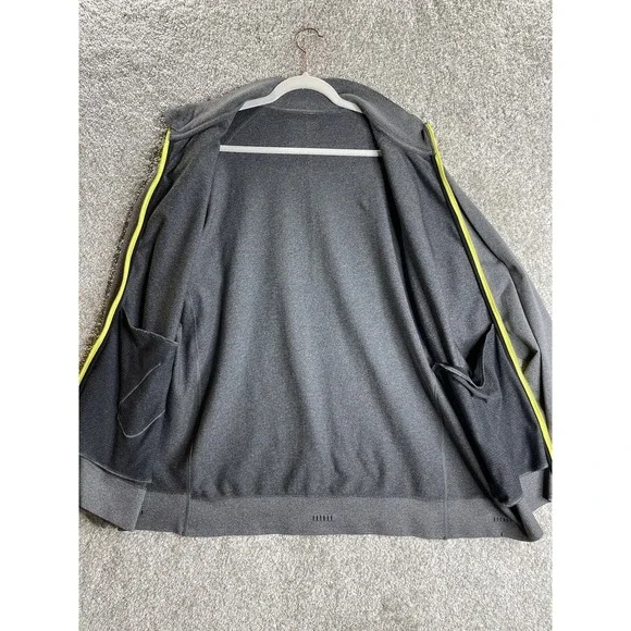 Lululemon pulse Jacket Men's XXL Full Zip Gray seamless - Picture 8 of 10